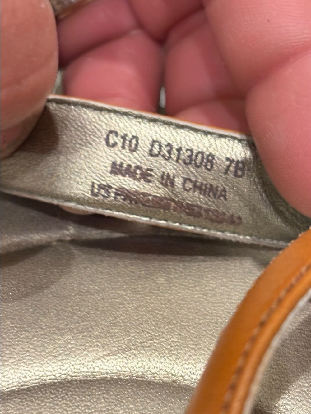 Cole Haan & Nike Cognac Leather Crisscross Strappy Vacation Summer Sandals sz 7 - Picture 9 of 16